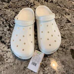 Men’s White Croc Clogs Sz 12